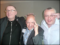Drew McAdam joined Stuart and Tam for some mind-boggling laughs. Drew (centre) messed with the minds of Stuart and Tam